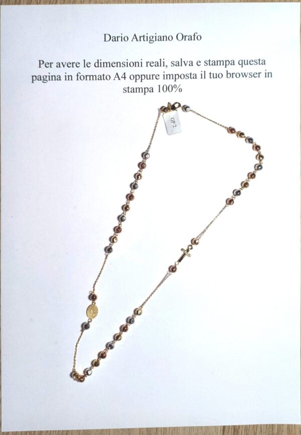 Collana a Rosario GP 002 - immagine 4