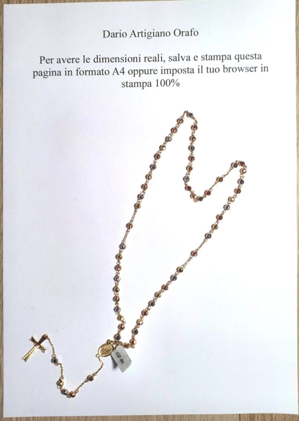 Collana a Rosario GP 040 - immagine 4