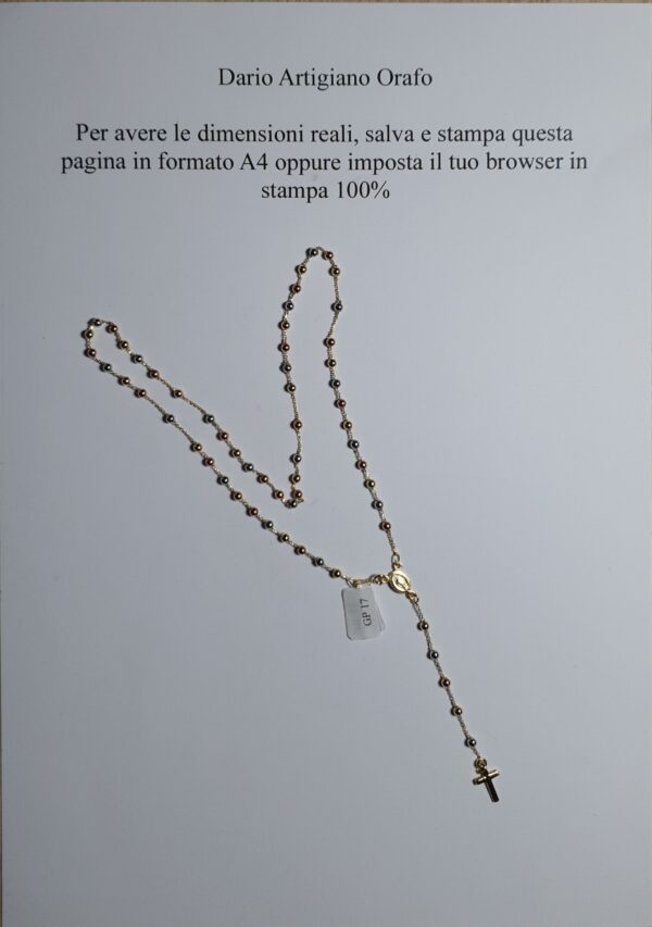 Collana a Rosario GP 017 - immagine 4