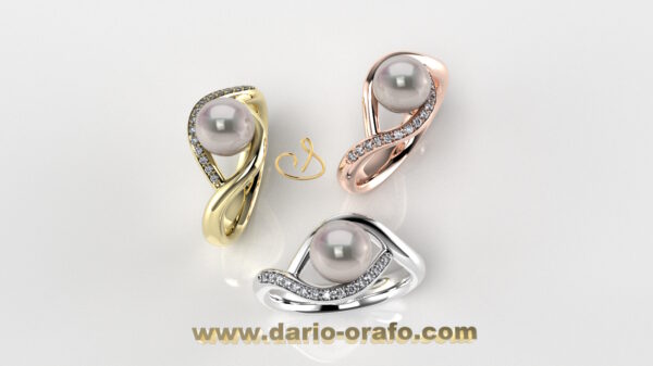 Anello Perla 019 - immagine 4