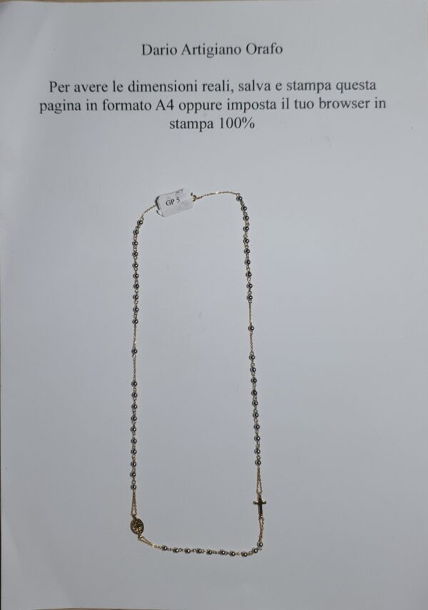 Collana a Rosario GP 005 - immagine 4