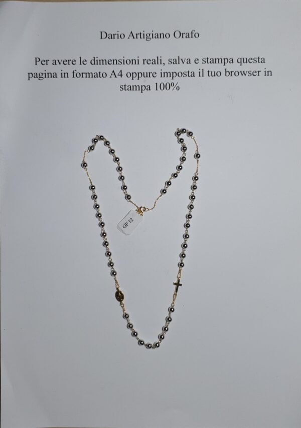 Collana a Rosario GP 012 - immagine 4